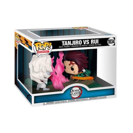 Funko Figuras Pop Kimetsu No Yaiba Demon Slayer Tanjiro Vv. Rui One Size Multicolour