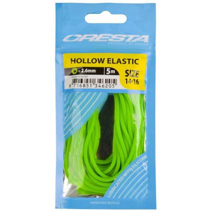 Cresta Linha Elástica Hollow 5 M 2.6 mm Fluogreen