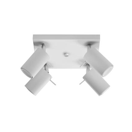 Aplique de teto ring 4 branco gu10