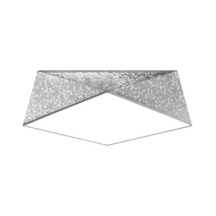 Aplique de teto hexa 45 silver