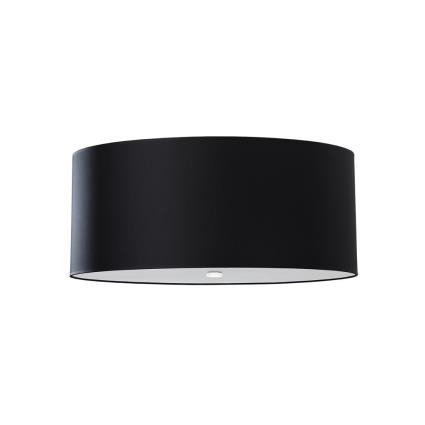 Aplique de teto otto 70 preto e27