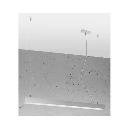 Candeeiro de teto pinne led 95 cinzento 31w