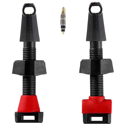 Barbieri Válvulas Presta Carbonaria 35 Tubeless One Size Black