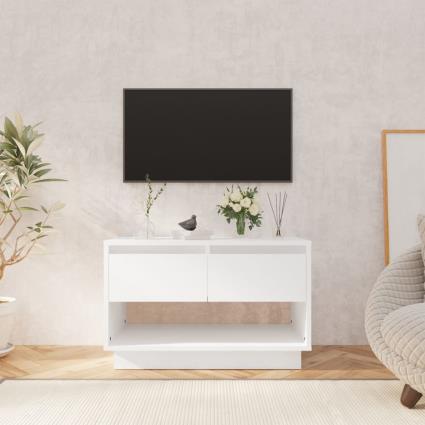 vidaXL Móvel de TV 70x41x44 cm aglomerado branco