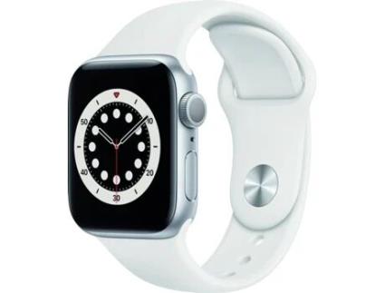 APPLE Watch Series 6 GPS (Recondicionado Reuse Grade A - 40 mm - Alumínio Prateado, Branco)