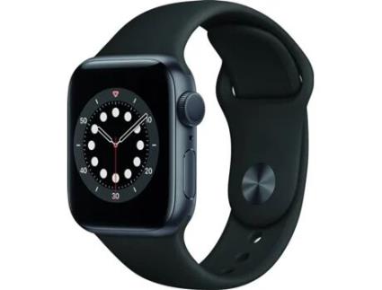 APPLE Watch Series 6 GPS (Recondicionado Reuse Grade A - 44 mm - Alumínio Cinzento, Preto)