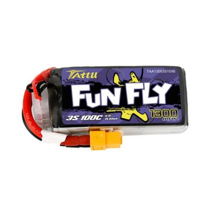 Acumulador Tattu Funfly 1300mah 11,1v 100c 3s1p