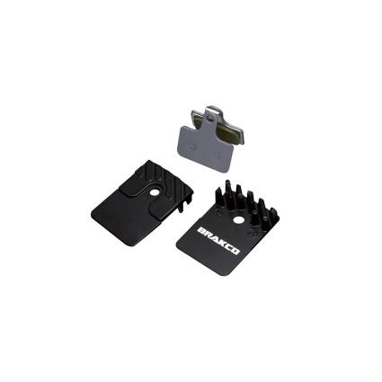 Brakco Pastilhas Travão Disco Bpf Cooling Shimano Ultegra/105 One Size Black