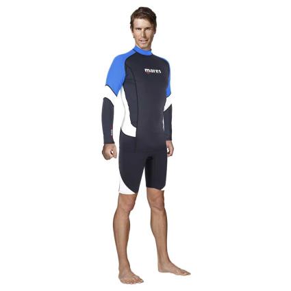 Mares Camiseta De Manga Comprida Rash Guard Trilastic XL Black / Blue / White