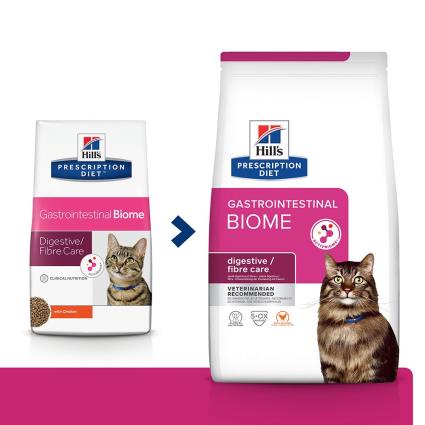 Hill's Prescription Diet Gastrointestinal Biome ração para gatos - 1,5 kg