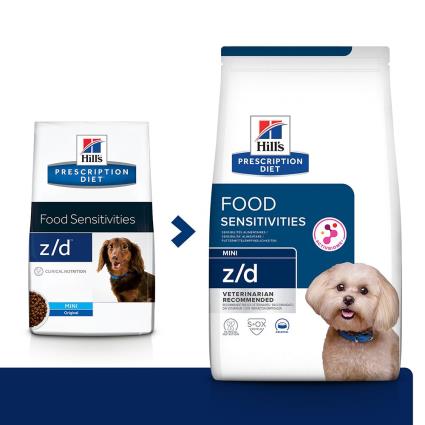 Hill's Prescription Diet z/d Mini Allergy & Skin Care ração para cães - 6 kg