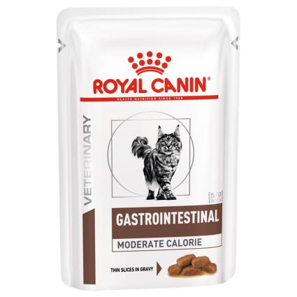 Royal Canin Veterinary Feline Gastro Intestinal Moderate Calorie - 12 x 85 g