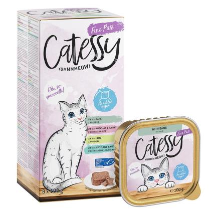 Catessy Patê Refinado em terrinas - Pack misto 8 x 100 g - Pack mixto II em patê