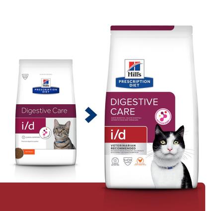 Hill's Prescription Diet i/d Digestive Care ração para gatos  - 3 kg