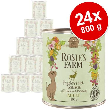 Rosie's Farm Adult 24 x 800 g - Pack económico - Cordeiro