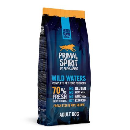 Primal Spirit 70 % Wild Waters ração para cães - 12 kg