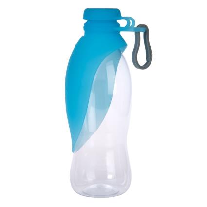 Garrafa Smartpet com bebedouro integrado - 500 ml, azul