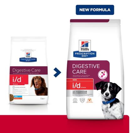 Hill's Prescription Diet i/d Stress Mini Digestive Care ração para cães - 3 kg