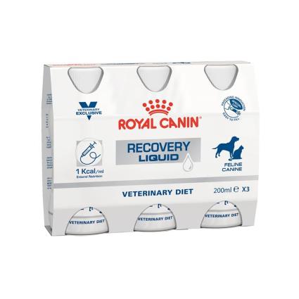 Royal Canin Veterinary Recovery Liquid para cães e gatos - 3 x 200 ml