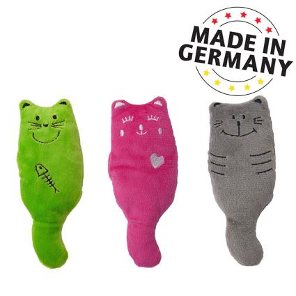 Gatinhos de peluche de Aumüller com erva-gateira - Pack de 3 unidades