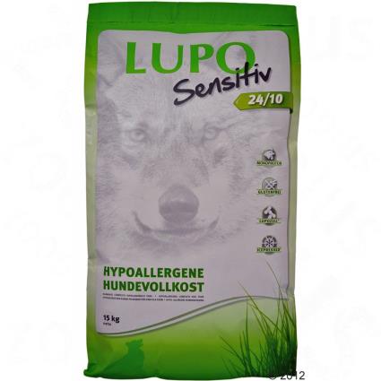 Lupo Sensitiv 24/10 ração para cães - Pack económico: 2 x 15 kg