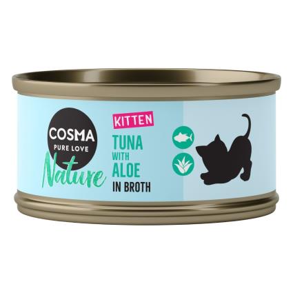 Cosma Nature Kitten - Pack de experimentação - 6 x 70 g (3 variedades)