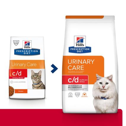 Hill's Prescription Diet c/d Urinary Stress ração gatos - Pack económico: 2 x 12 kg