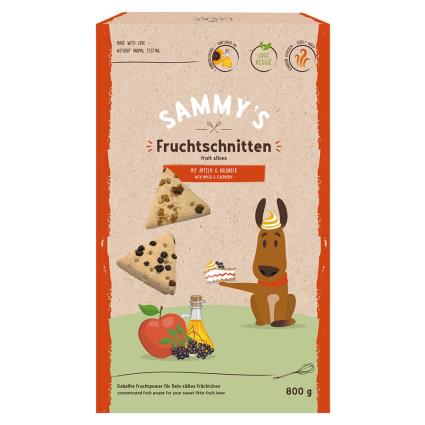 Sammy's snacks de fruta para cães - Pack económico: 3 x 800 g