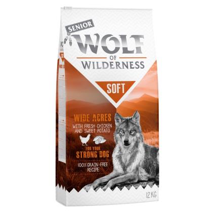 Wolf of Wilderness Senior Soft Wide Acres com frango - 12 kg