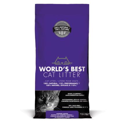 World's Best Cat Litter areia aglomerante aroma a lavanda - 12,7 kg