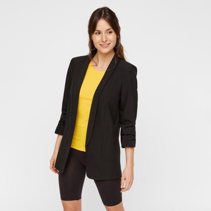 Blazer com corte direito