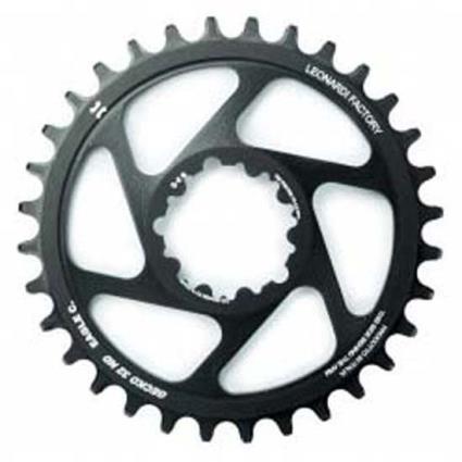 Leonardi Racing Montagem Direta Gecko Sram Gxp 6 Mm Desvio Anel De Corrente 32t Black