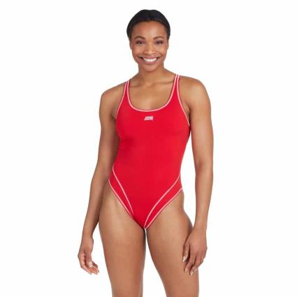 Zoggs Roupa De Banho Master Back 38 Red
