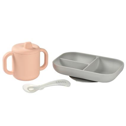 Beaba Conjunto de refeição de aprendizagem, em silicone