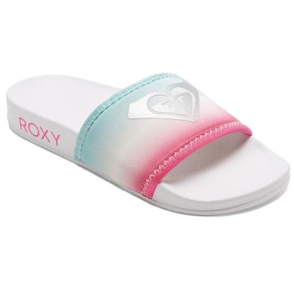 Roxy Sandálias Slippy Neo EU 36 White / Crazy Pink / Turquoise