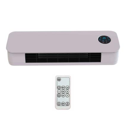 Kekai Aquecedor De Cerâmica Split Com Controle Remoto Split Dual Ultraslim 2000w One Size Grey