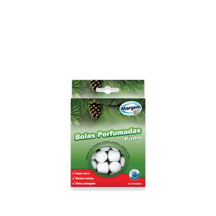 MARGEM BOLAS NAFTALINA PERFUMADA PINHO 80G