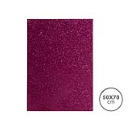 FAMA FOLHA ESPONJA EVA GLITTER 2MM 50X70CM