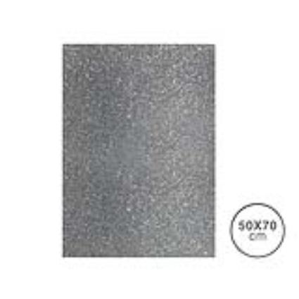 FAMA FOLHA ESPONJA EVA GLITTER 2MM 50X70CM