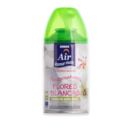ROMAR AIR AMBIENTADOR RECARGA FLORES BRANCAS 250ML