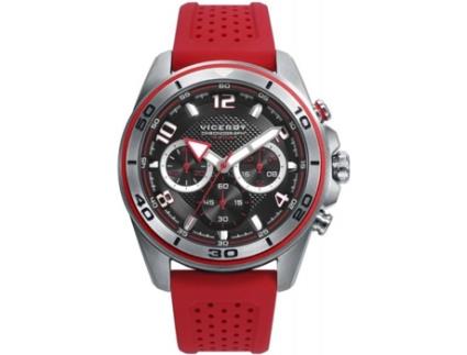 Relógio VICEROY Homem (Silicone - Vermelho)