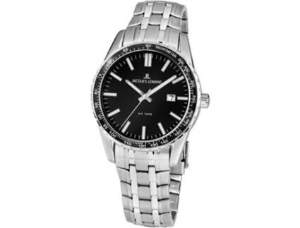 Relógio JACQUES LEMANS Homem (Aço Inoxidável - Prateado)