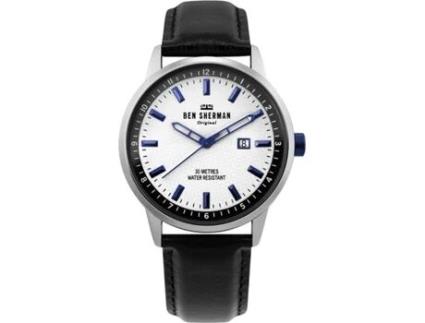 Relógio BEN SHERMAN Homem (Pele - Preto)