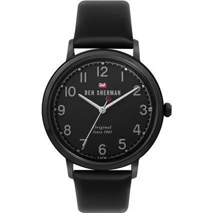 Relógio BEN SHERMAN Homem (Pele - Preto)