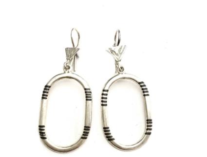 Brincos BIJOUCOLOR Tuaregues (Prata - Prateado - Tamanho Único)