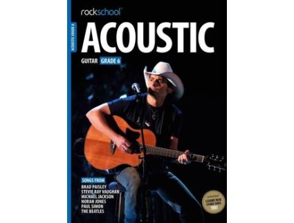 Livro ROCKSCHOOL Acoustic - Grade 6 (Para Guitarra Acústica - Idioma: Inglês)