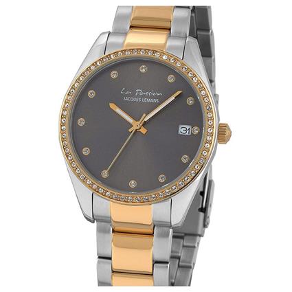 Relógio JACQUES LEMANS Mulher (Aço Inoxidável - Dourado)