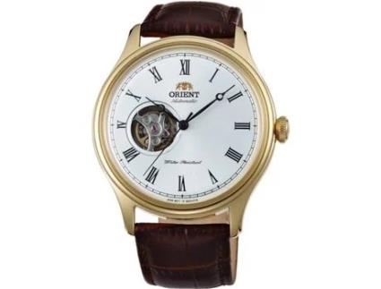 Relógio ORIENT Homem (Pele - Castanho)
