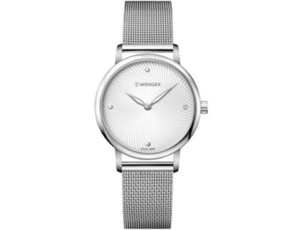 Relógio WENGER Mulher (Aço Inoxidável - Prateado)