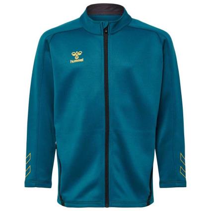 Hummel Moletom Zip Completo Cima Xk 164 cm Blue Coral